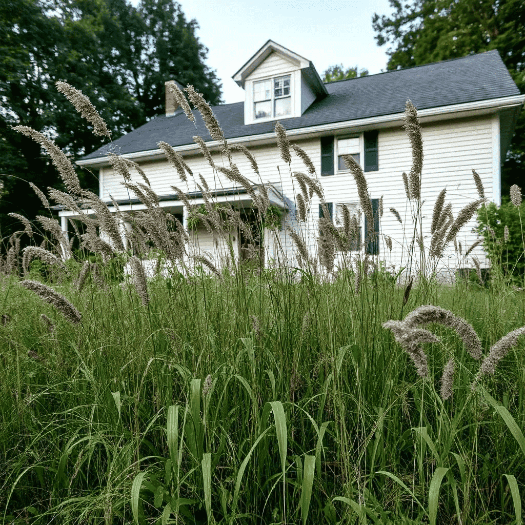 Avant débroussaillage